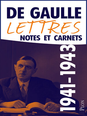 cover image of Lettres, notes et carnets, tome 4